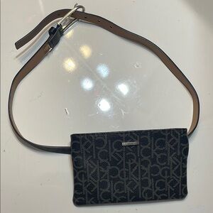 Calvin Klein Black Belt Waist-bag